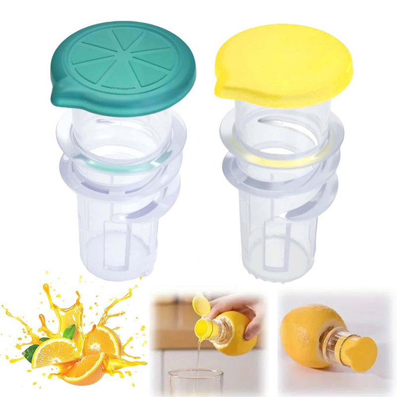 Screw Top Lemon Squeezer Mini Manual Lemon Squeezer Portable Lemon Juicer Multifunctional Fruit Juicer For Your Kitchen CF8