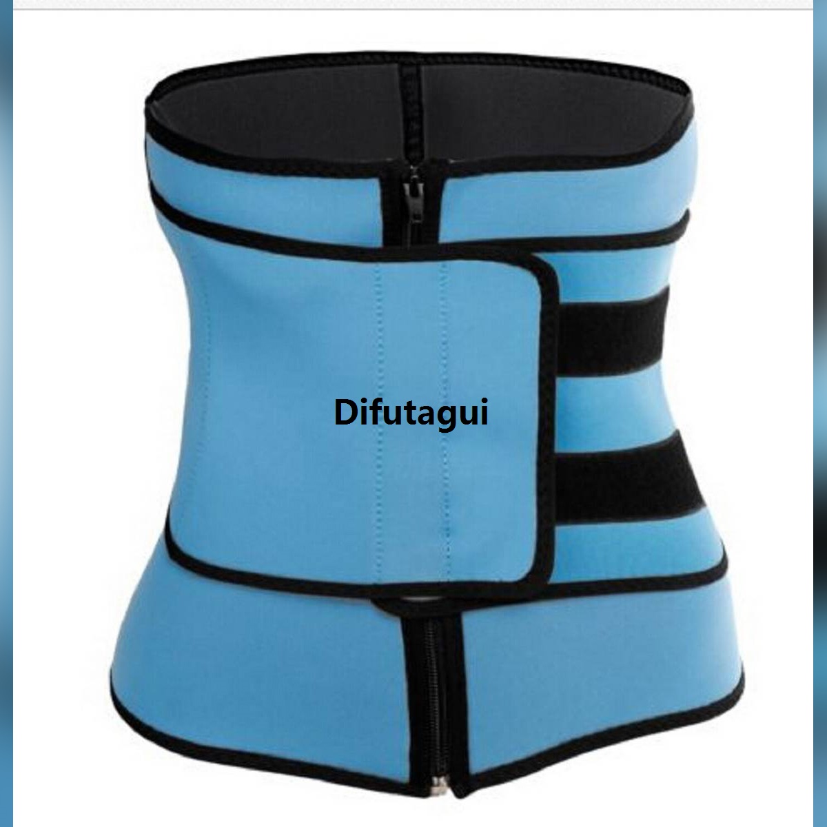 Difutagui Latex Rubber Waist Trainer Body Shaper Shapewear Women Hook Zipper Hot Selling Bustiers Waist Cincher Slimming Shapewear Girdle Slim Belt