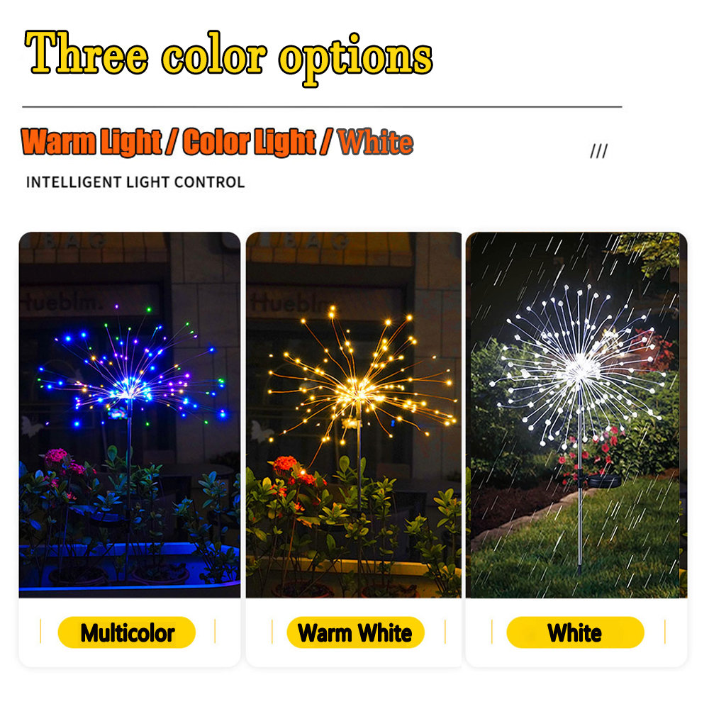 Portable Solar Powered String Lamp Tree Waterproof Outdoor Light for Lawn Patio Garden 90/120/150/200 LEDs Light DIY Decoration
