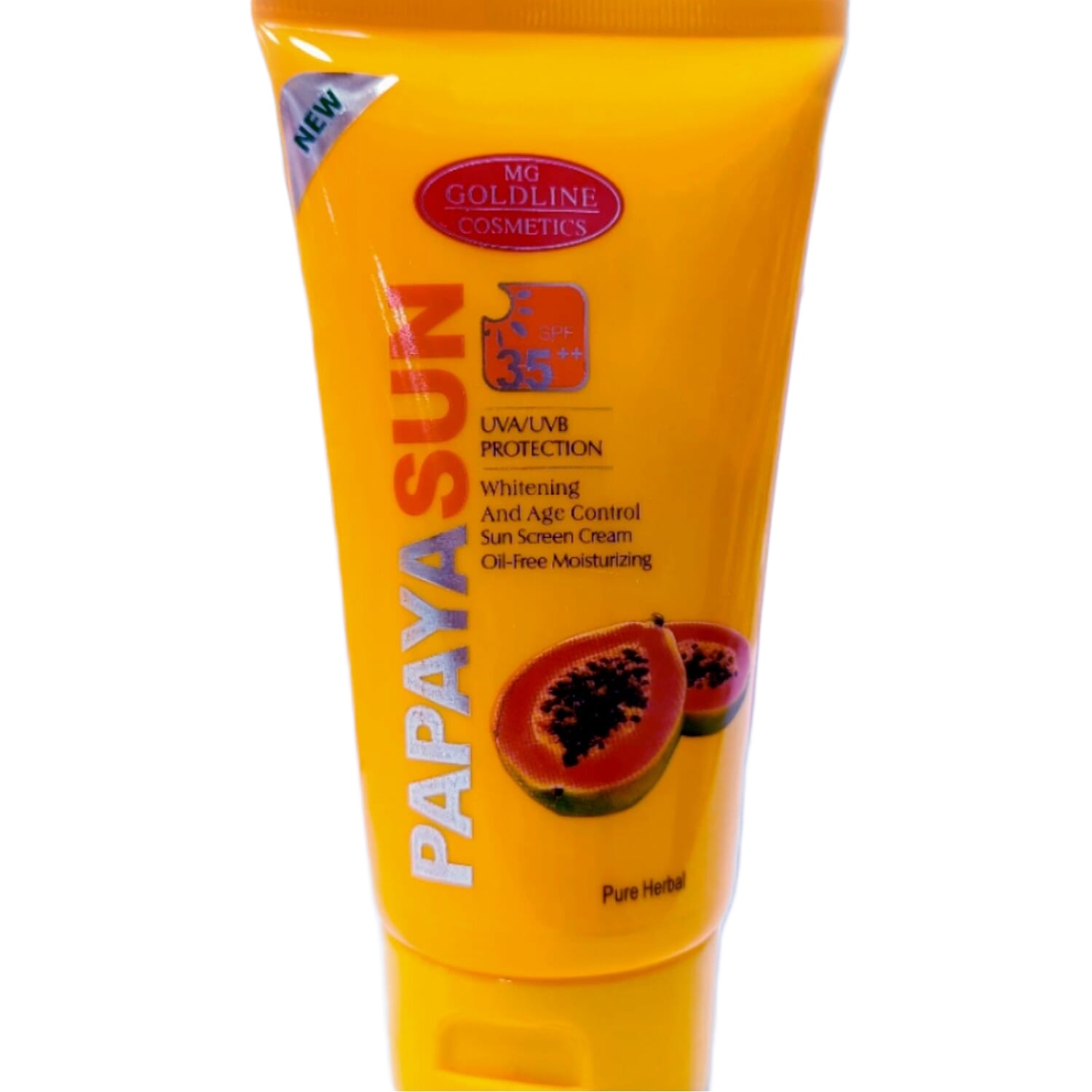 MG Goldline Cosmetics Papaya Sunblock SPF 35++(150ml) - Original Genuine Product of Korea