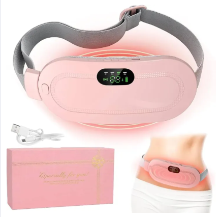Menstrual Heating Massager | Portable Period Pain Relief Device with Adjustable Heat & Massage