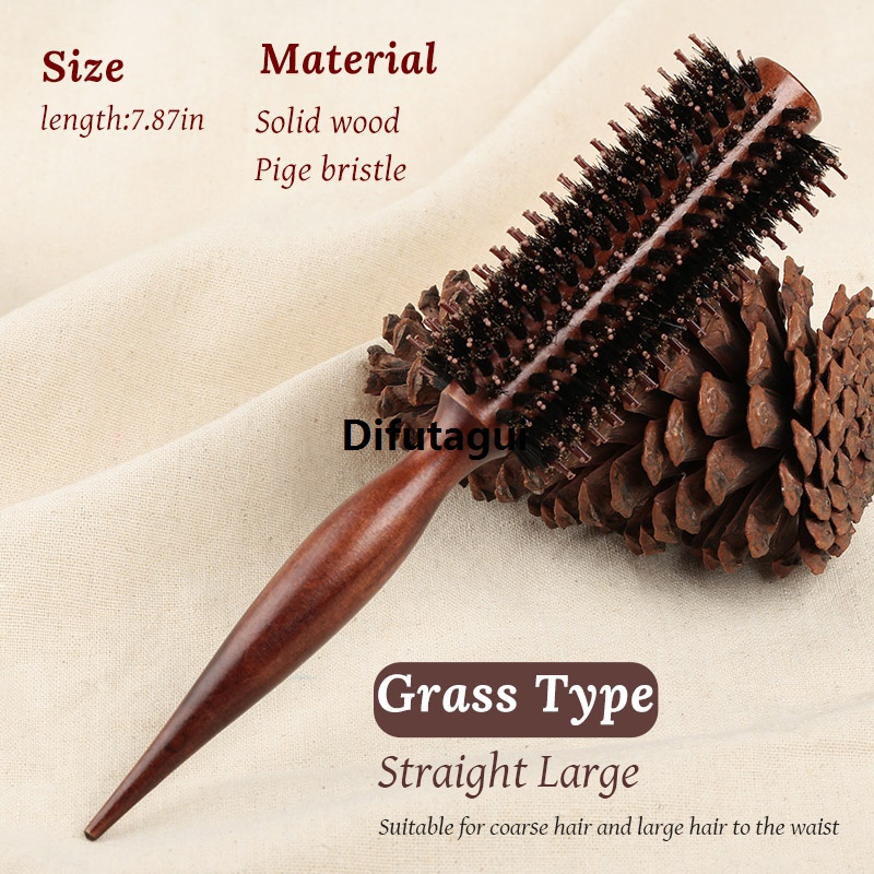 Difutagui Styling DIY Curly Hair Blowing Mane Boar Natural Sales promotion Curly Brush Barrel Hairdressing Tools