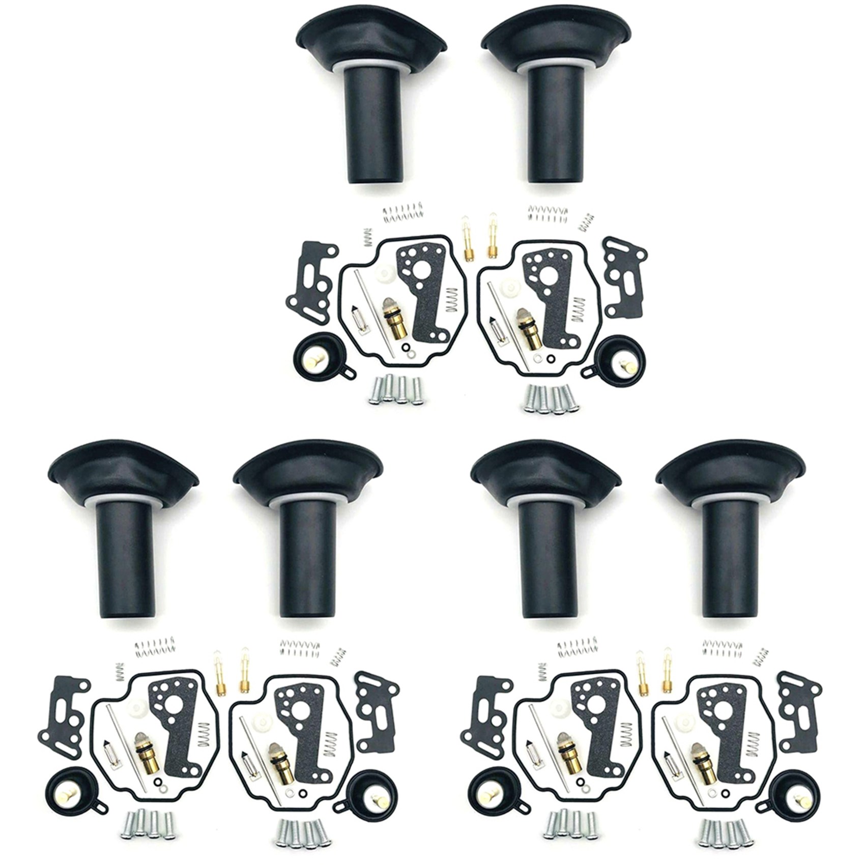 NAMUNY 6X Carburetor Repair Kit for Virago XV535 1990-2001 XV 535 Plunger Diaphragm