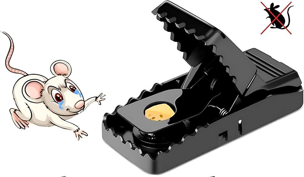 Reusable plastic portable mouse trap snap quick kill rodent rat killer catcher