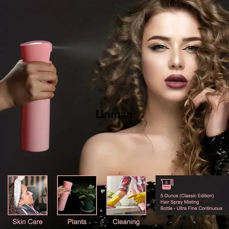 Linman 5-Piece Detangling Styling Set: Curl Candy Bursh Curved Rat TLuxury ail Comb Edge Control Brush - Perfect for Salon-Quality Results