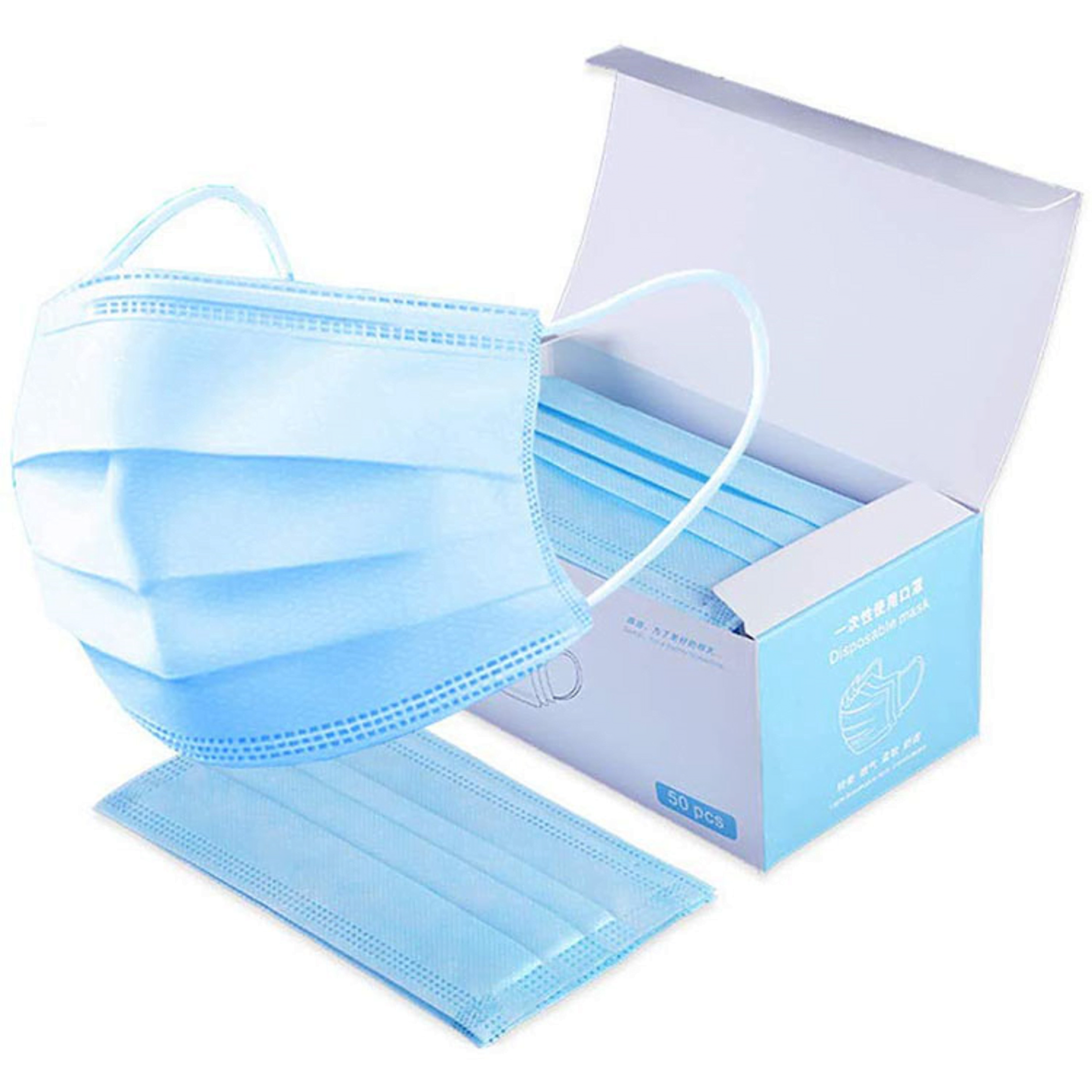 Safe Life Surgical Disposable 3 Ply Face Mask 50 Pcs