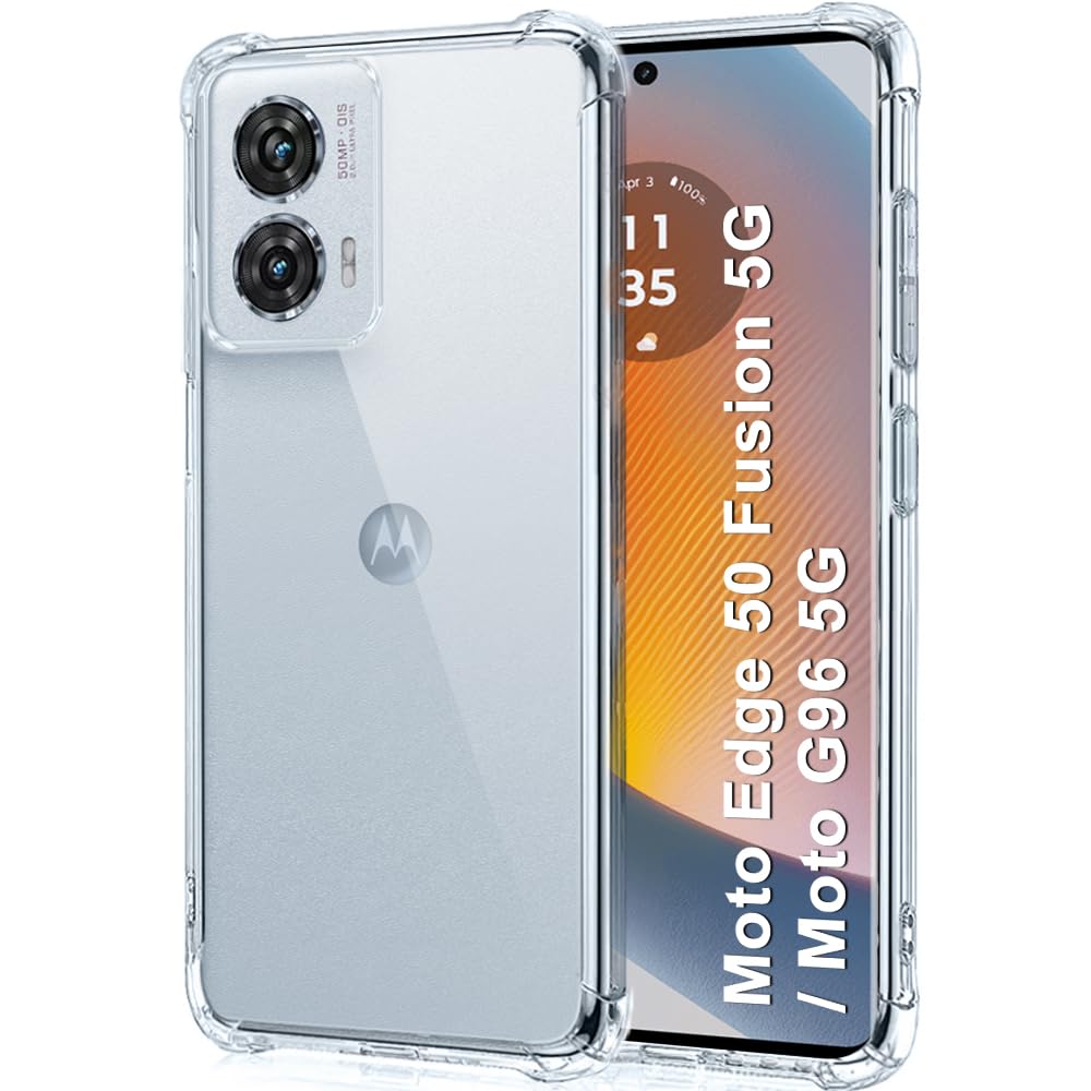 Motorola Edge 50 pro Clear Transparent Shockproof Soft Tpu Cover Case