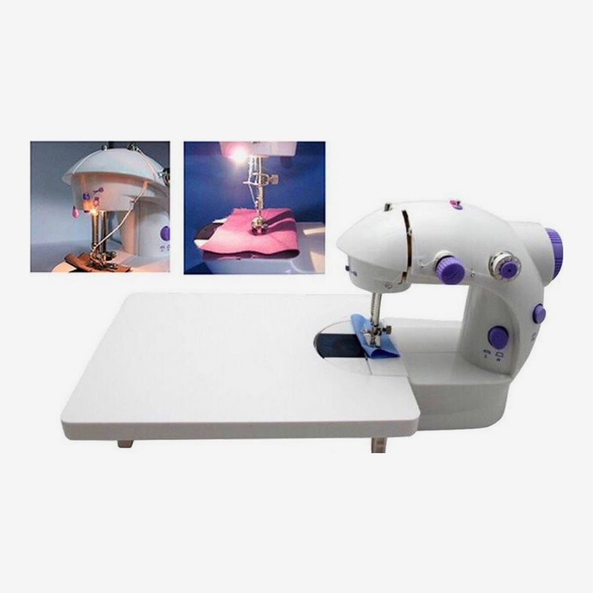 New Electric Mini Portable Sewing Machine - With Extension Board
