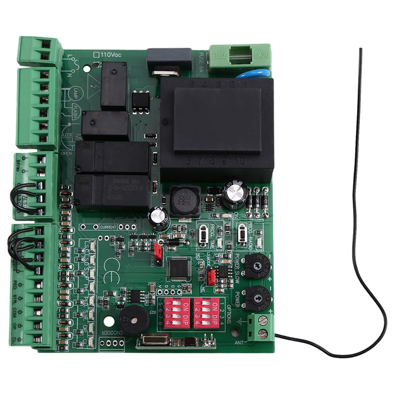 220V Sliding Door Motor Controller Receiver Development Board Remote Control Opening Code Rolling Code Controller