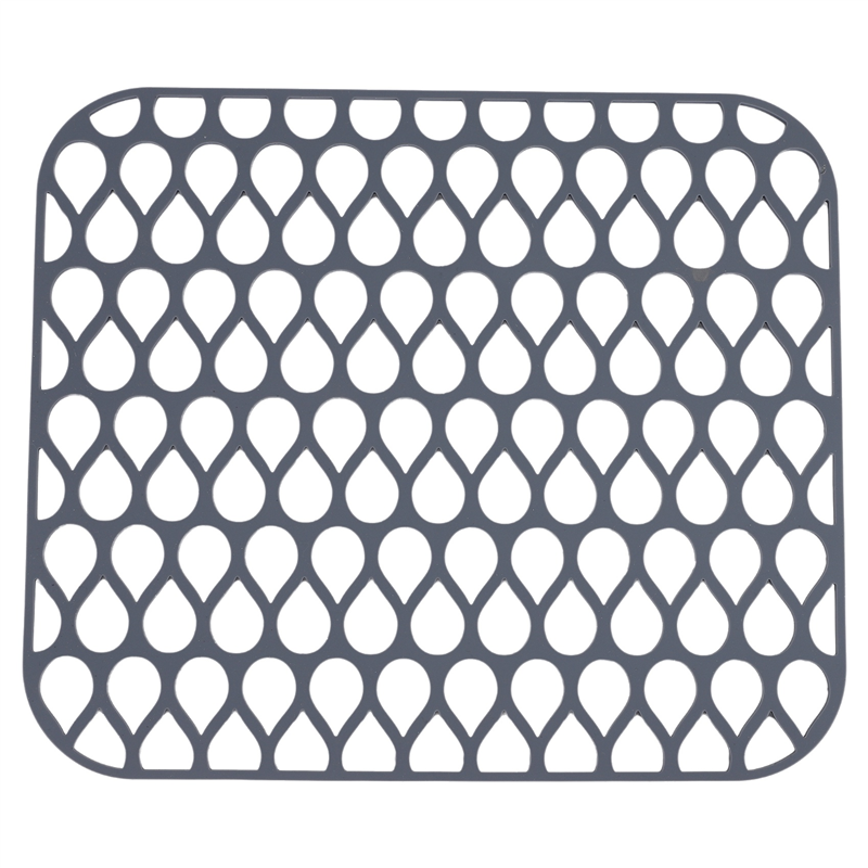 Silicone Sink Protectors for Kitchen, Folding Non-Slip Sink Mat Grid for Bottom of Stainless Steel Porcelain Sink 1Pcs