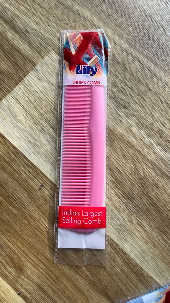 Lily Fine Tooth Hair Comb For Men & Women