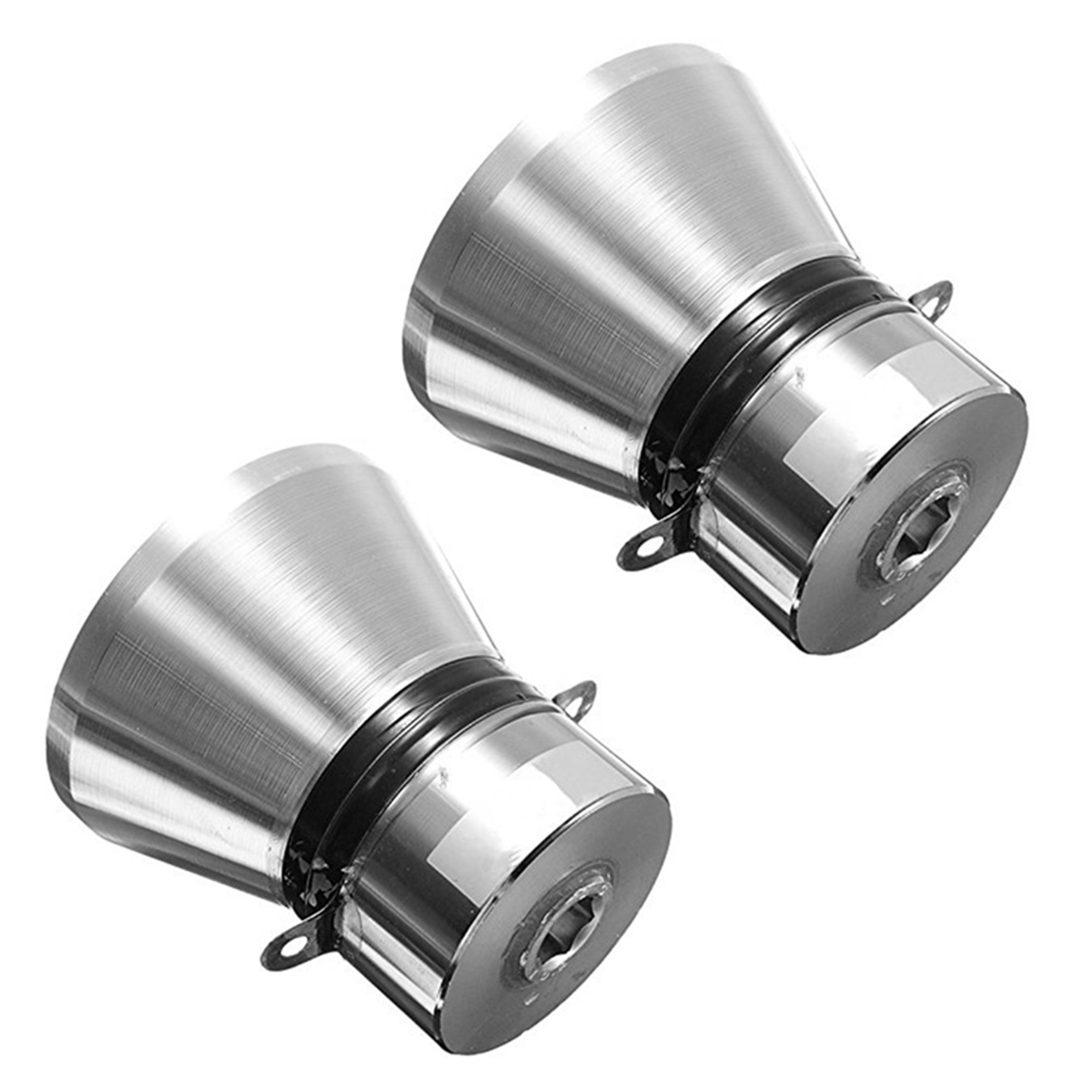fasdaga 2X 100W 28KHz Ultrasonic Piezoelectric Transducer Cleaner Silvery Acoustic Components