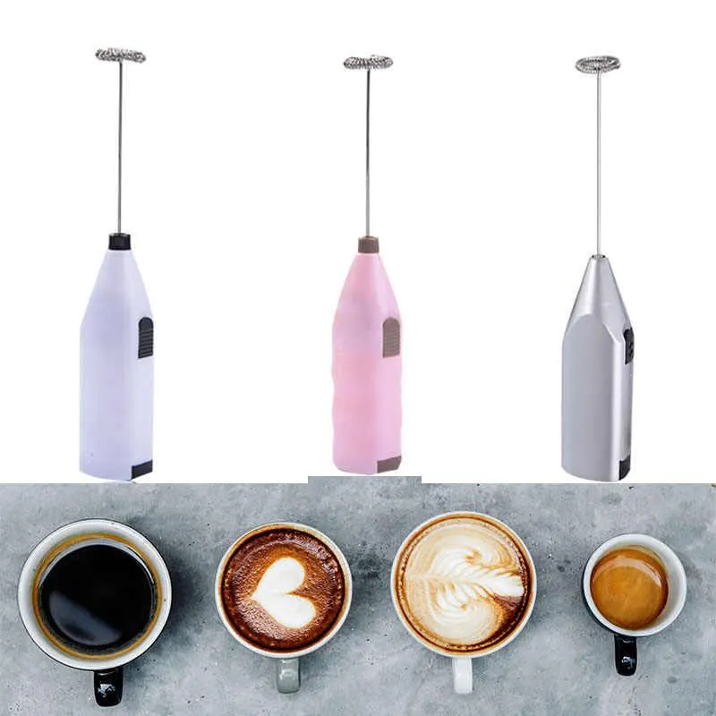 Coffee Milk Drink Electric Whisk Mixer Forther Foamer Egg Beater Electric Mini Handle Mixer Stirrer Kitchen Tool