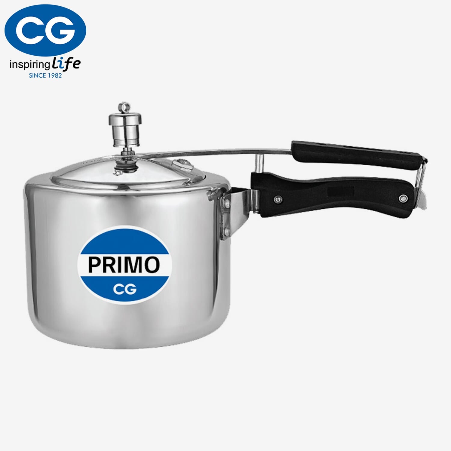 3 Liter Primo Aluminium Pressure Cooker With Induction Base, Model-CGPC3002NIB, 5 Years Warranty