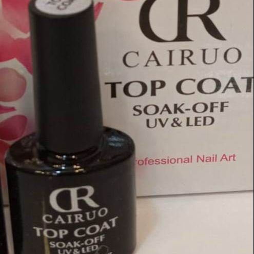 1 Piece CR Cairuo Top Coat Soak Off UV And LED 10 ML For Nail Art And Nail Polish