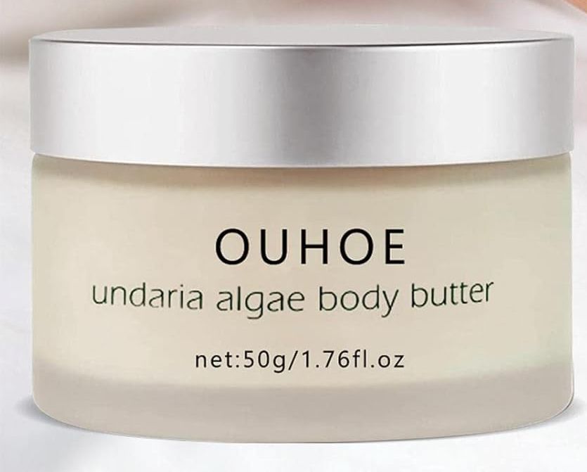 Moisturizing Body Butter Lotion | Undaria Algae & Shea Butter Formula for Dry Skin Care and Body Massage | Ganapati