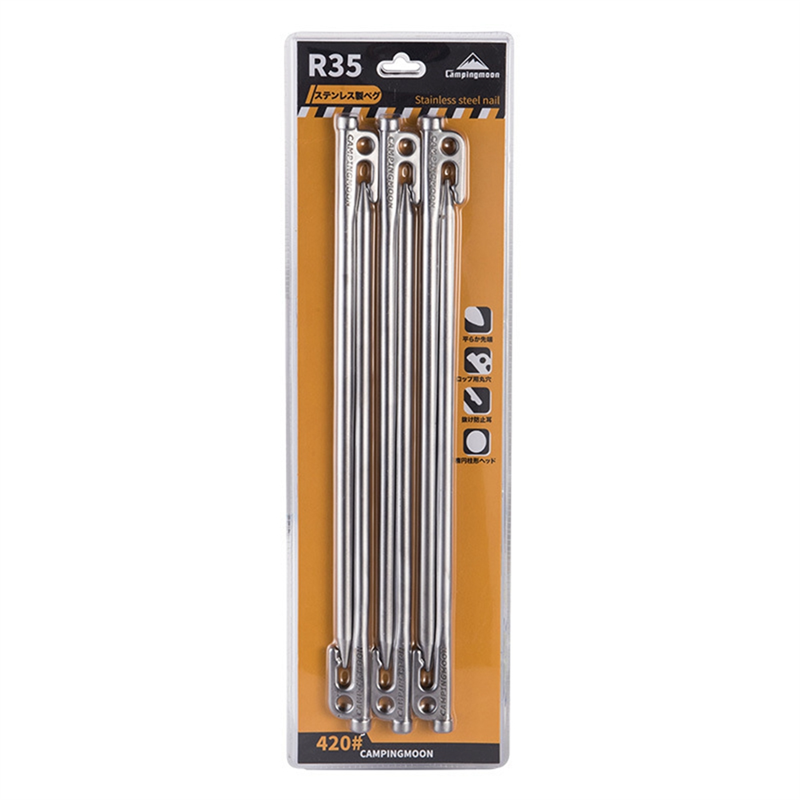 Tent Stakes Pegs Tent Stakes Pegs withHook Camping Tent Canopy R35-6