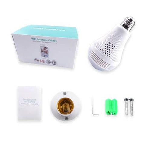 Wifi Panaroma E27 Bulb Smart Camera