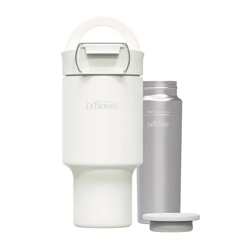Dr Brown's Breast Milk & Formula Chiller(milk storage),20oz/590mL, Arctic White, BF060