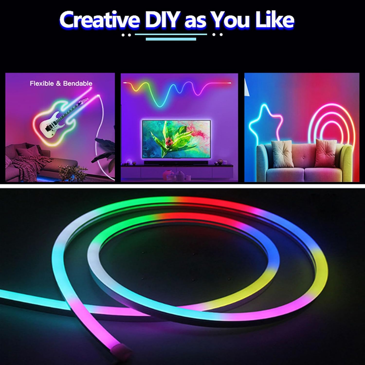 DC5V USB LED Smart Neon Strip Light
