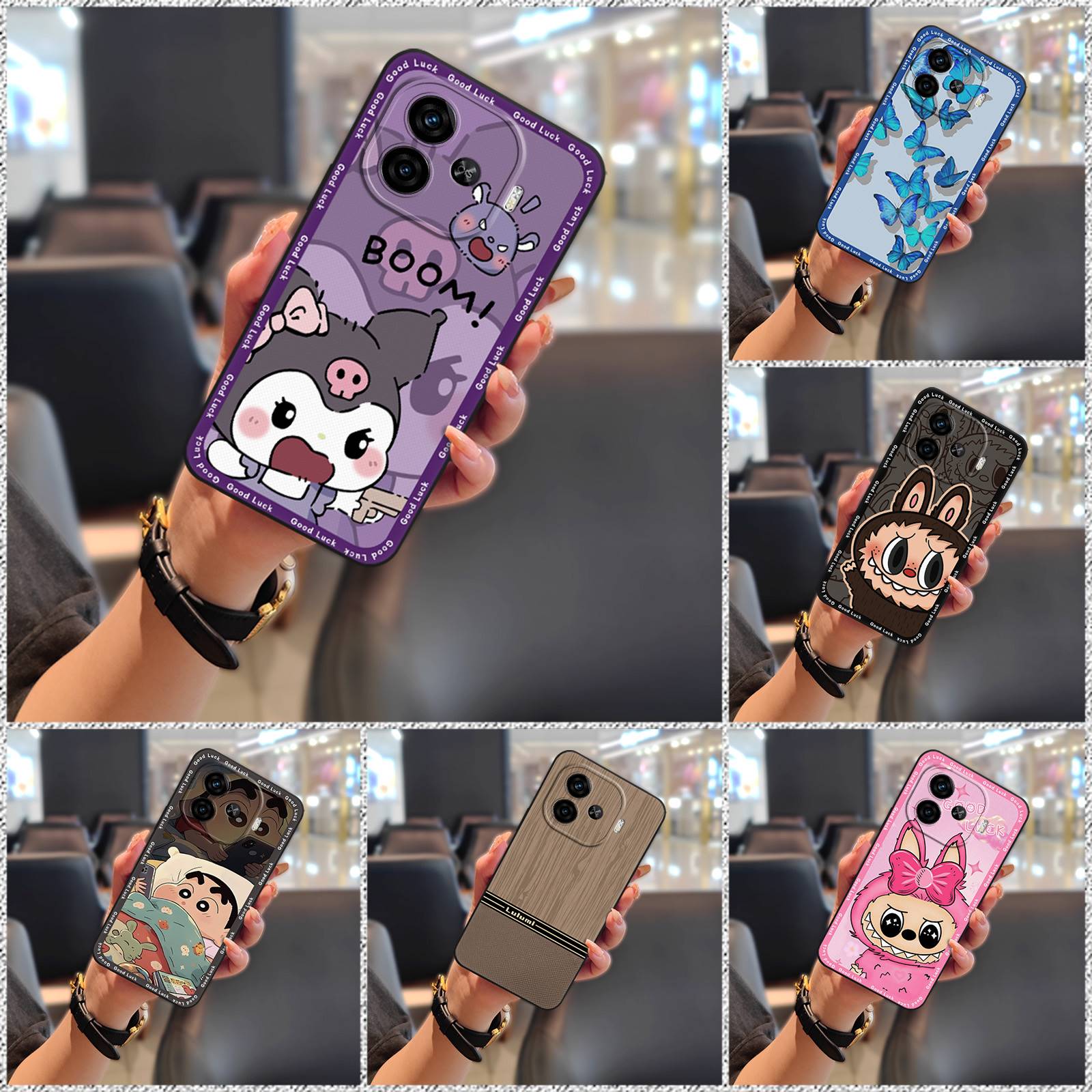 Graffiti Cartoon Phone Case For VIVO IQOO Z9 Turbo/+/Y200GT 5G Cell Phone Sleeve Dirt-resistant Mobile Case TPU Durable