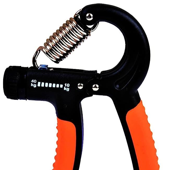 Strength Training Hand Grip Strengthener , Adjustable Hand Gripper , Home and Gym Workout Equipment (Multicolor)