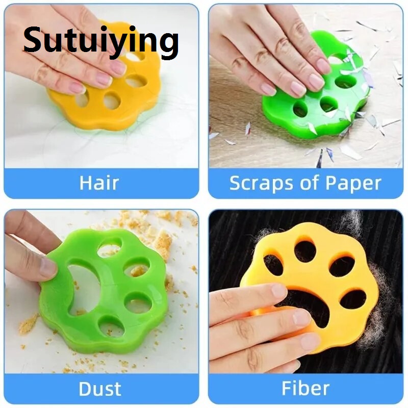 Sutuiying transparent bag Pet Hair Remover Washing Machine Reusable Laundry Fur Catcher Self-cleaning Hair Remover Roller Cleaning Products Accessories