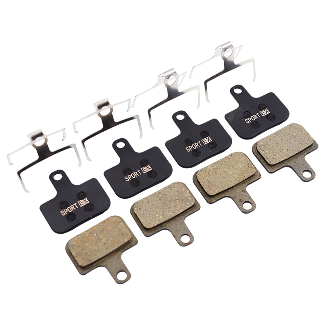NAMUNY 4 Pairs Sport EX, Bicycle Disc Brake Pads for AVID DB , LEVEL TL & T, Red Force ETap AXS
