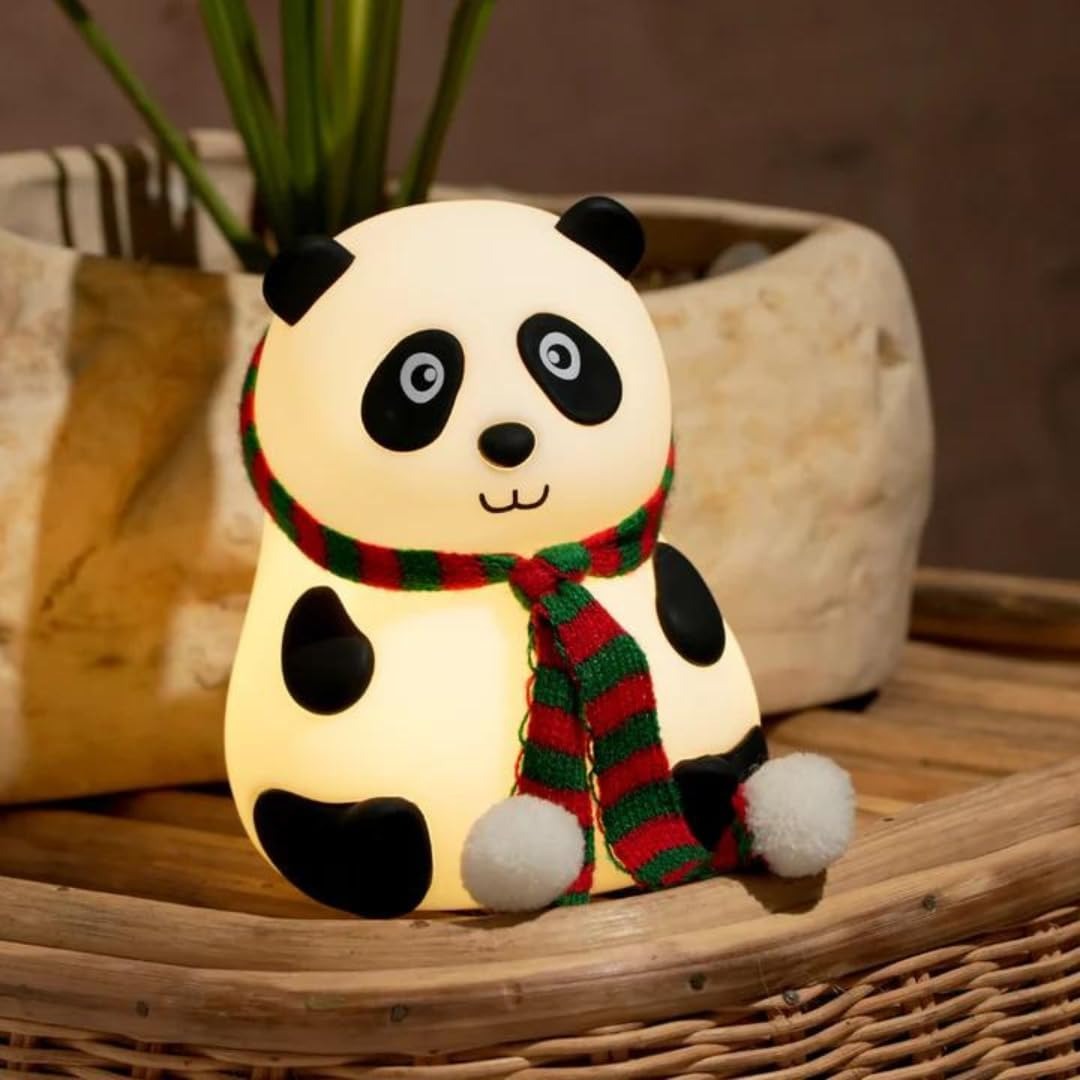Cute Panda Night Light 7 Color Changing