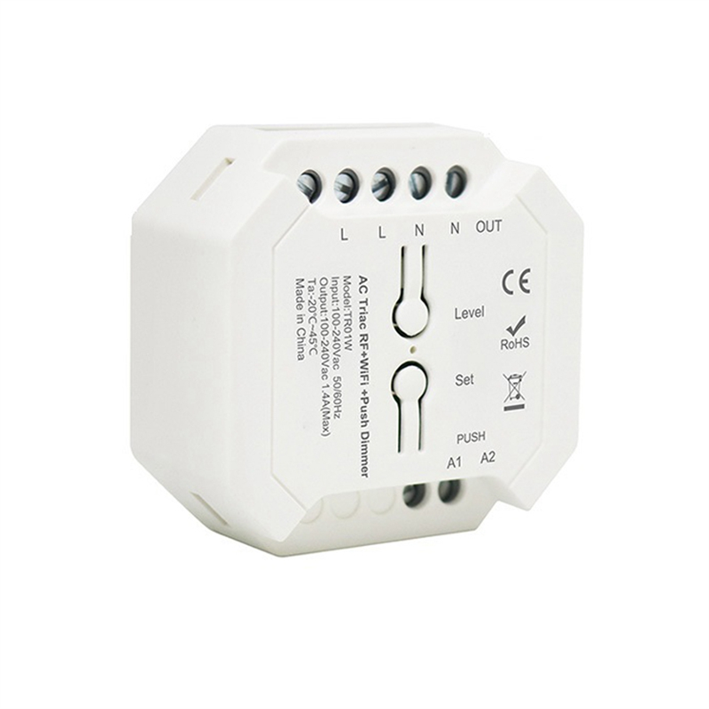 OUMERY Tuya WiFi Smart Dimmer Triac Dimmer LED Controller APP Remote Control for Alexa Home A