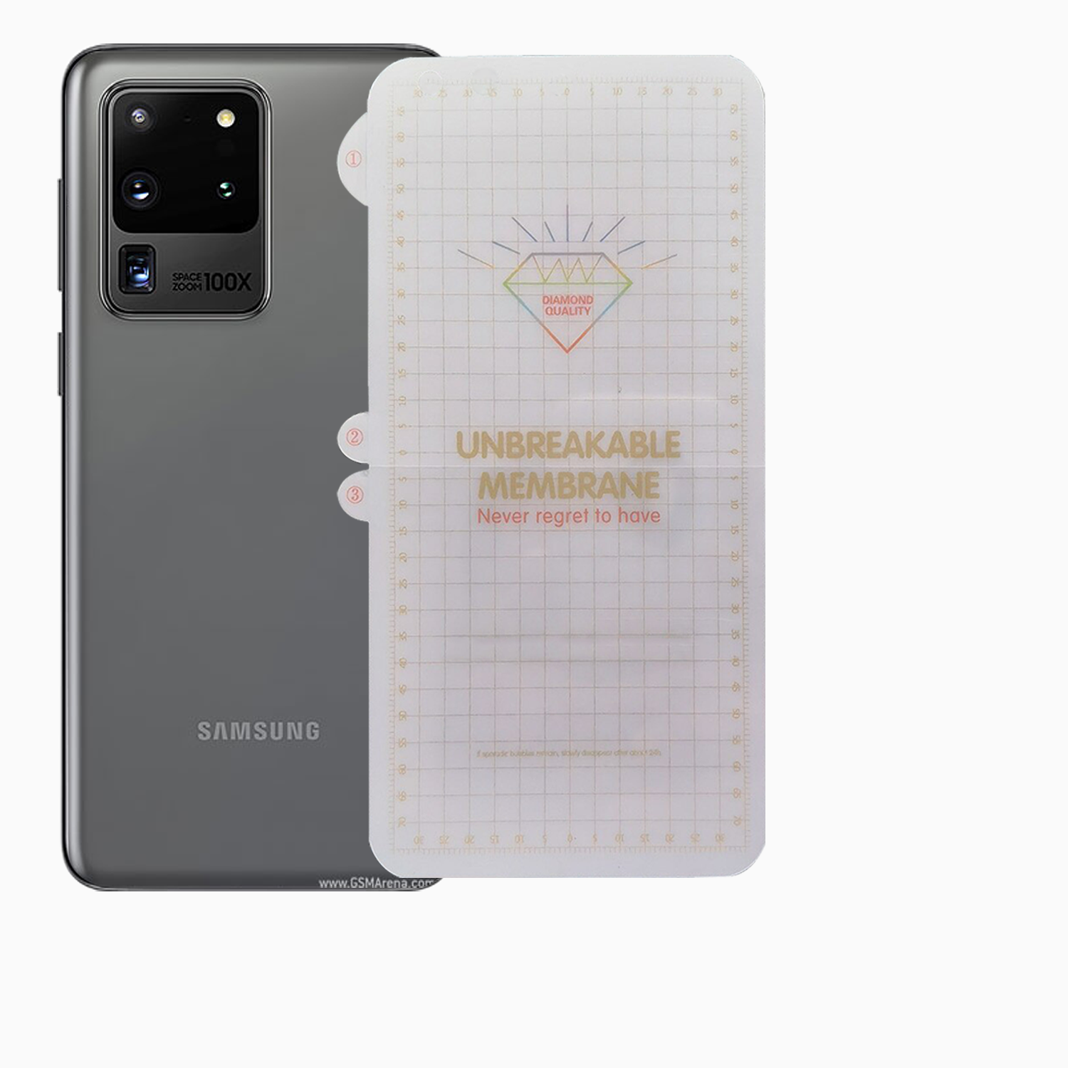 Hydrogel Unbreakable Membrane Samsung S20 Ultra Back Film Screen Protector