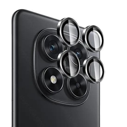 Redmi Note 15 Pro Camera Protector Mettalic Ring Glass