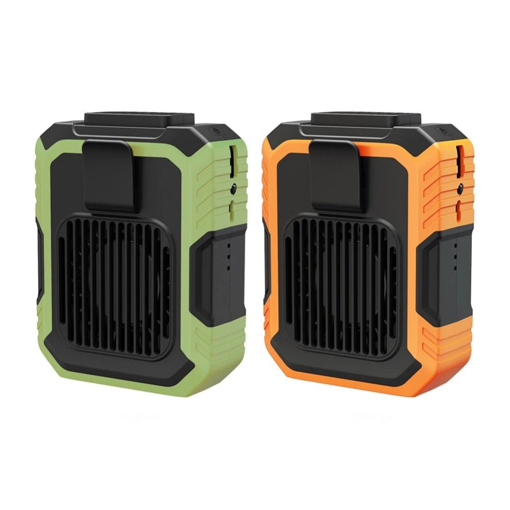 Durable 4000mAh Waist Mounted Fan Power Bank Cooling Waist Clip on Fan Rechargeable Portable Mini Electric Fans Sports