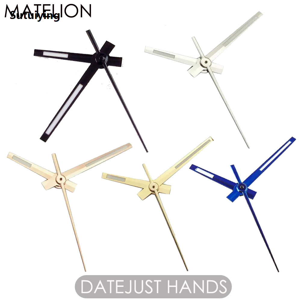 Sutuiying Modified Watch Hands for DATE JUST Style Men Watch for NH35 NH36 Luxury NH38 NH70 4R35 4RS6 ETA2824 PT5000 SW200 Miyota8215 Luminous