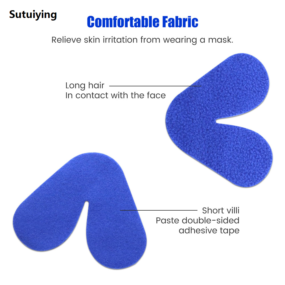 Sutuiying Nasal Pads for CPAP Masks Sleep Apnea Mask Comfort CPAP Nose Pad Luxury 1 Pair of Nose Pads for Most Masks CPAP Supplies Accessary