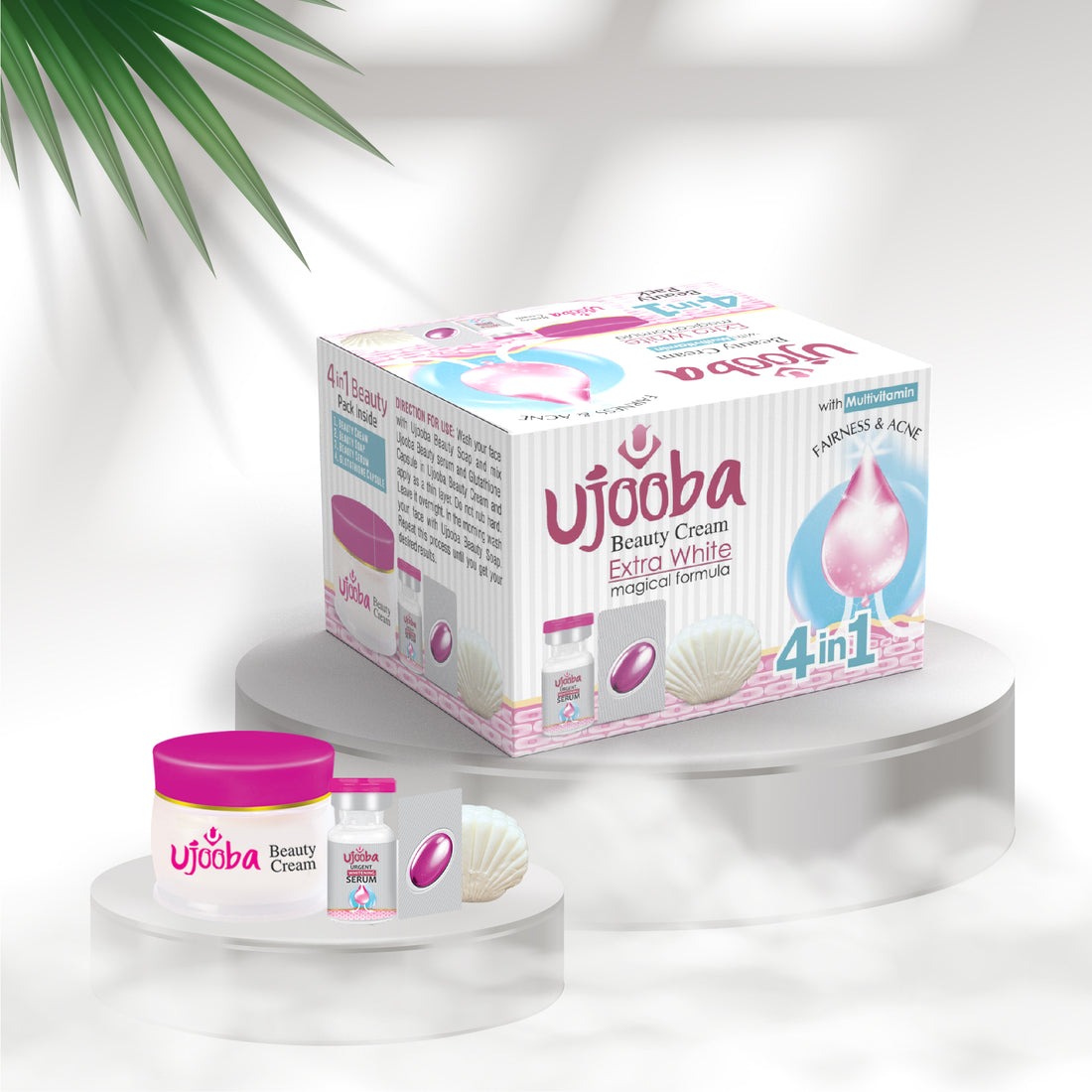 Ujooba Extra White Beauty Cream 4 in 1 Combo