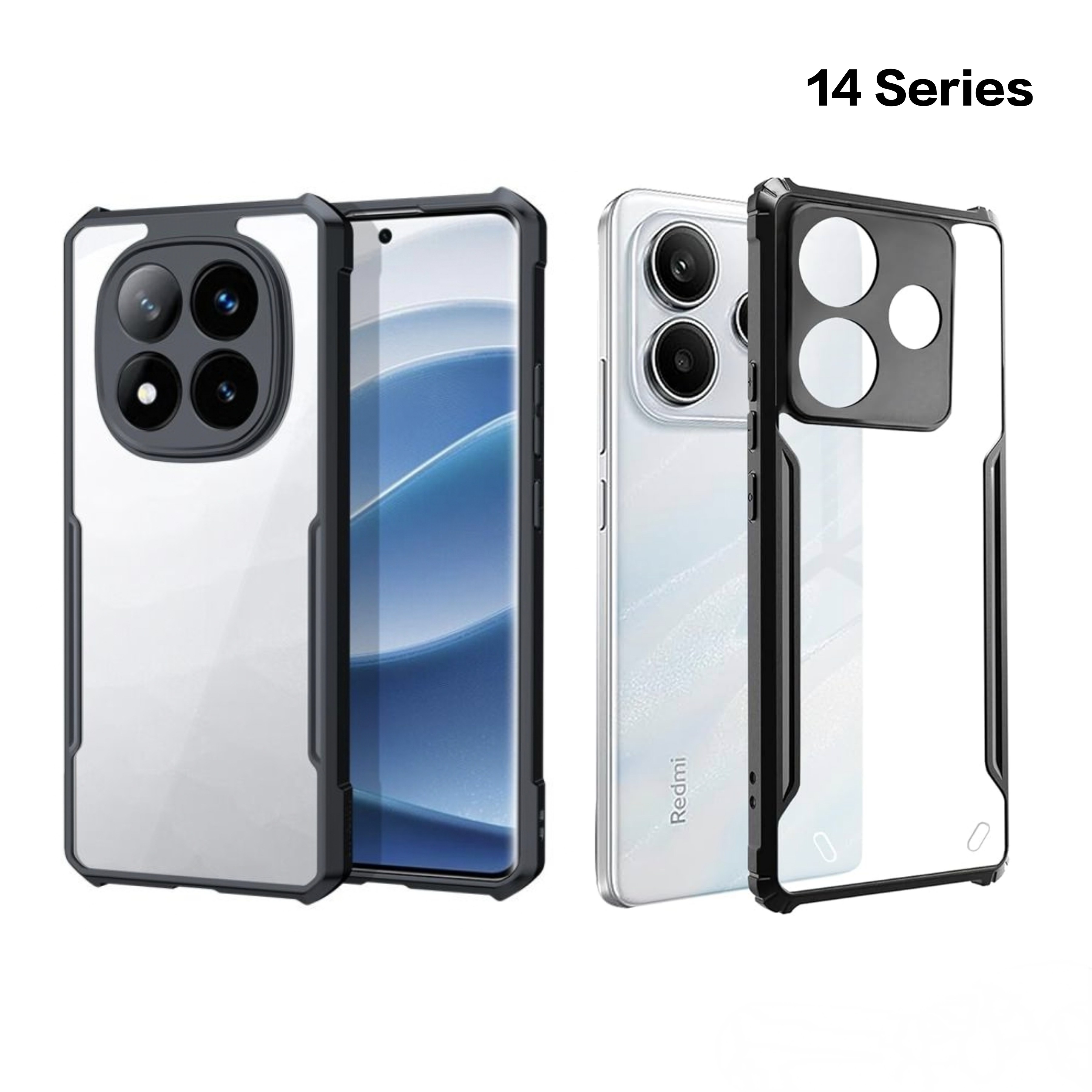 Redmi Note 14 5G /Note 14 5G Case Cover -Non yellowing Bumper Case Cover