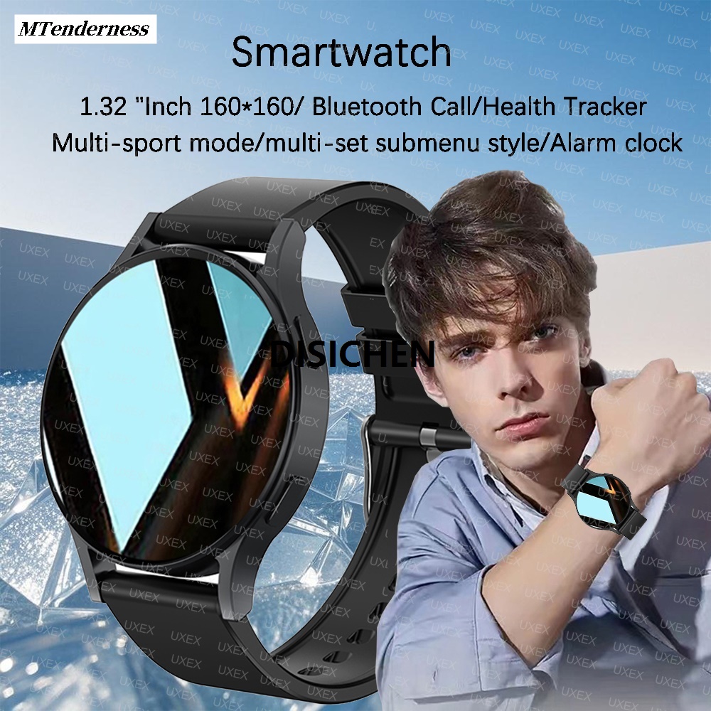 DISICHEN MTenderness Smart Today Gift Watch Device Health Bluetooth 6 New Year 2025 Watch Bargain price Smart Watch Male 1.32 Inch Call Custom Photo Tracking Men's Offer Special