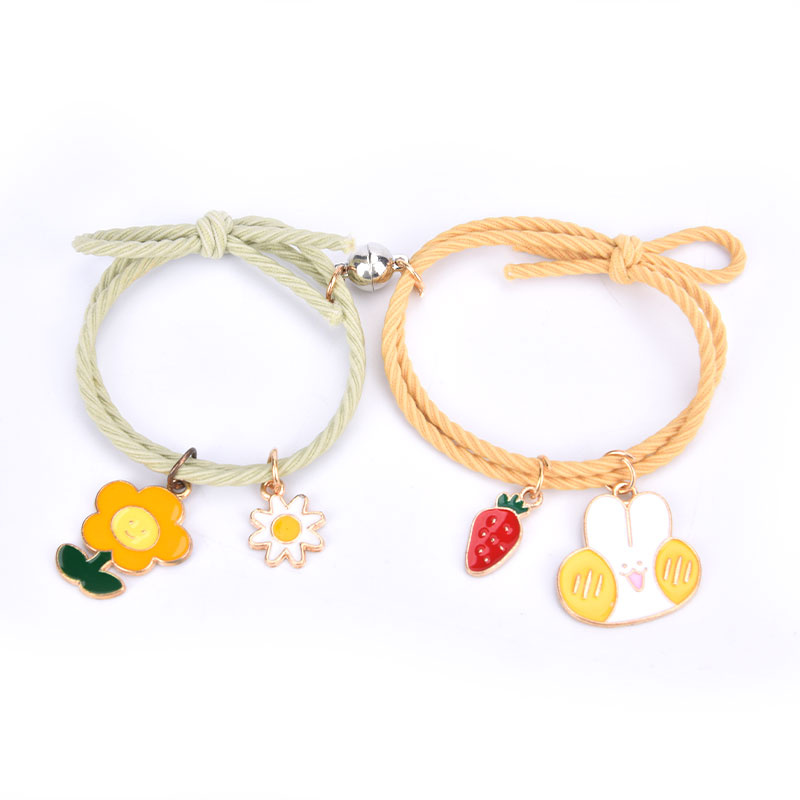 【Pocket king VOX 】Romantic 2 pcs/pair Couple Lovers Cute Cartoon Matching Mzea