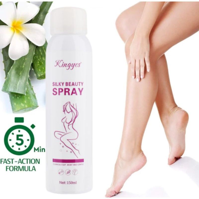 Kingyes Smooth Body Hair Removal Spray for Men and Women 150ml
