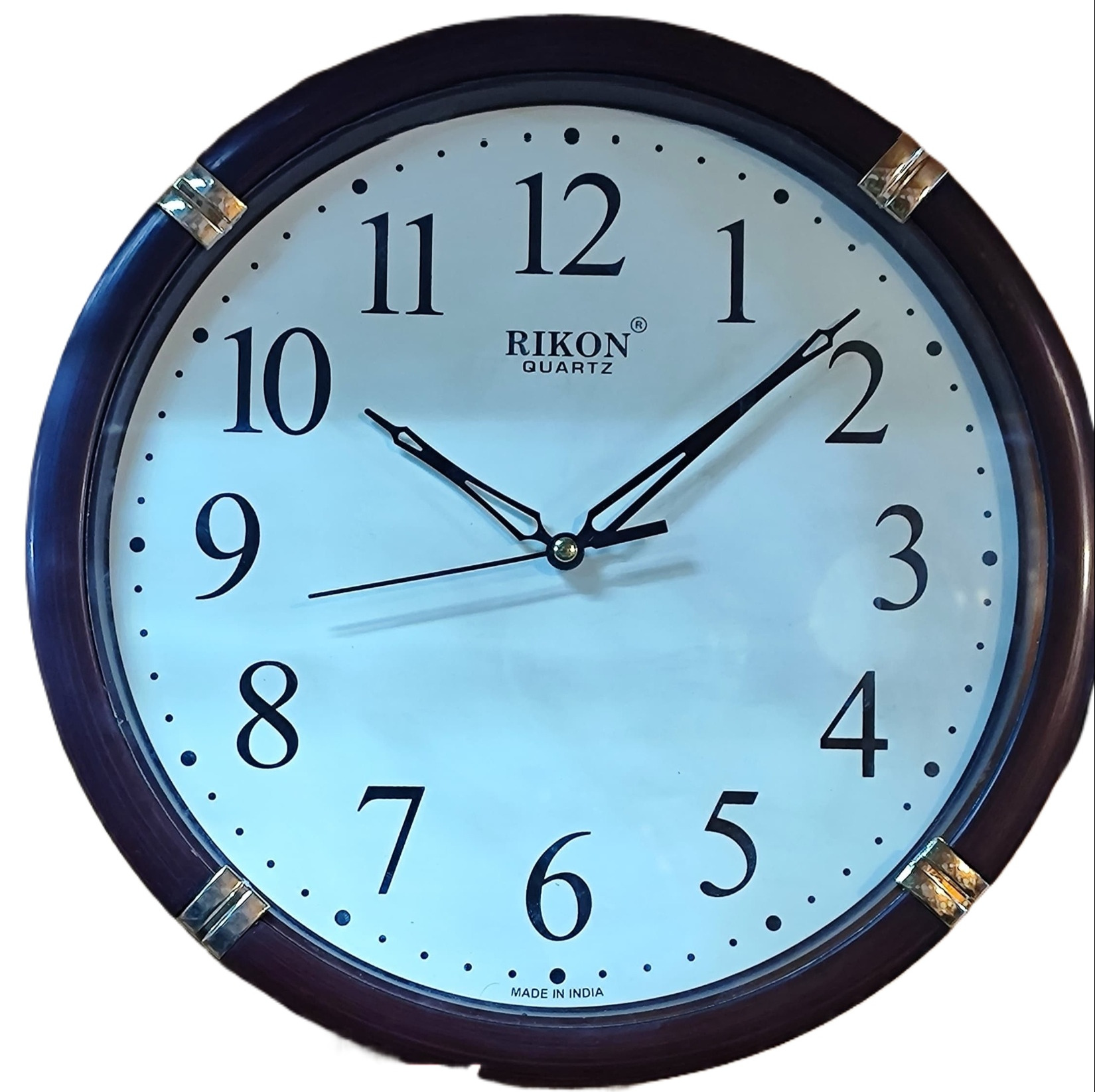 New Model Round 1,2,3,4 Numbering Clear Visibility Dial Attractive Design Analog Wall Clock For Home Office Resturent -9351