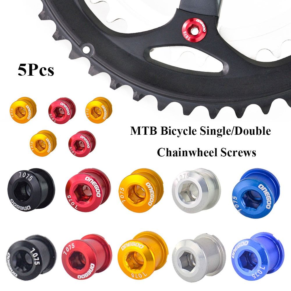 4Pcs High Quality Road Bike Accessories Alloy Chainring Wheel Bolt Chainwheel Screws Disc Screw Cycling Crankset Parts