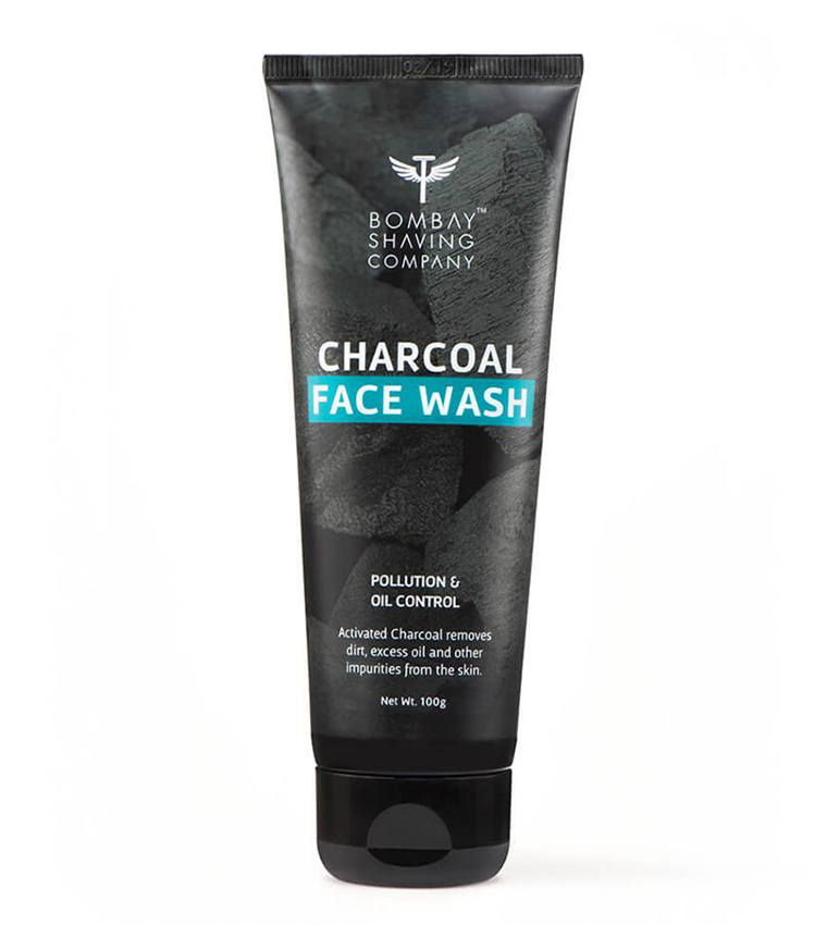 Bombay Shaving Company Charcoal Face Wash, Fights Pollution and Acne, Oil Control For Men & Women - 100g