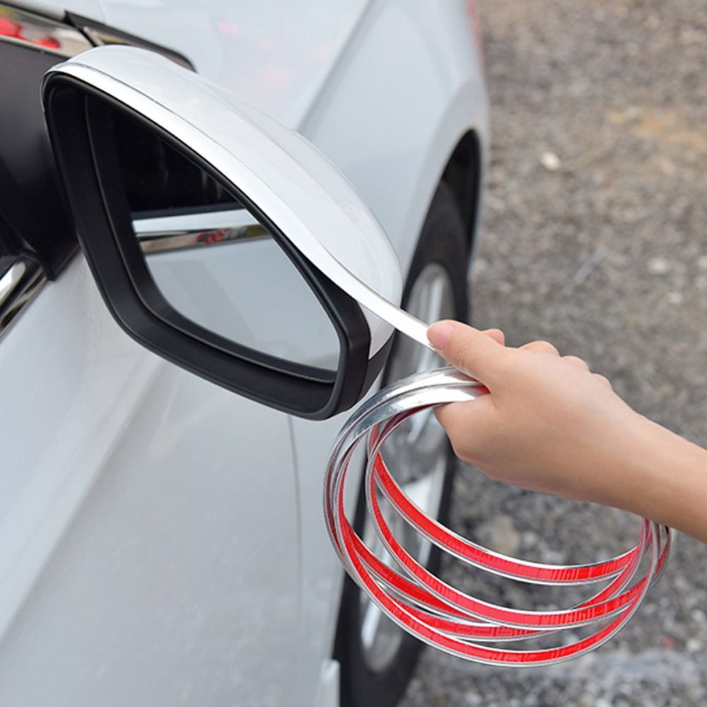 New Window Frame Car Decorative Strip Car Exterior Trim Electroplate Anti-Collision Strip 3M/5M External Modification Chrome Trim