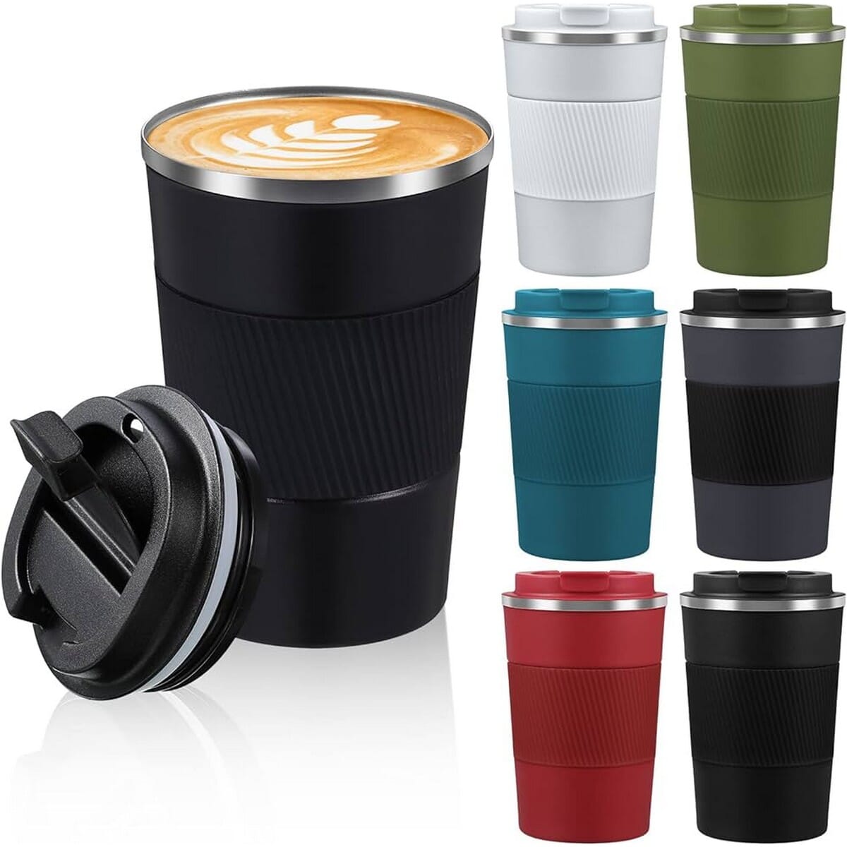 BPA Free Stainless Steel Vacuum Insulated Coffee Travel Mug for Ice Drink and Hot Beverage - Thermos Cups
