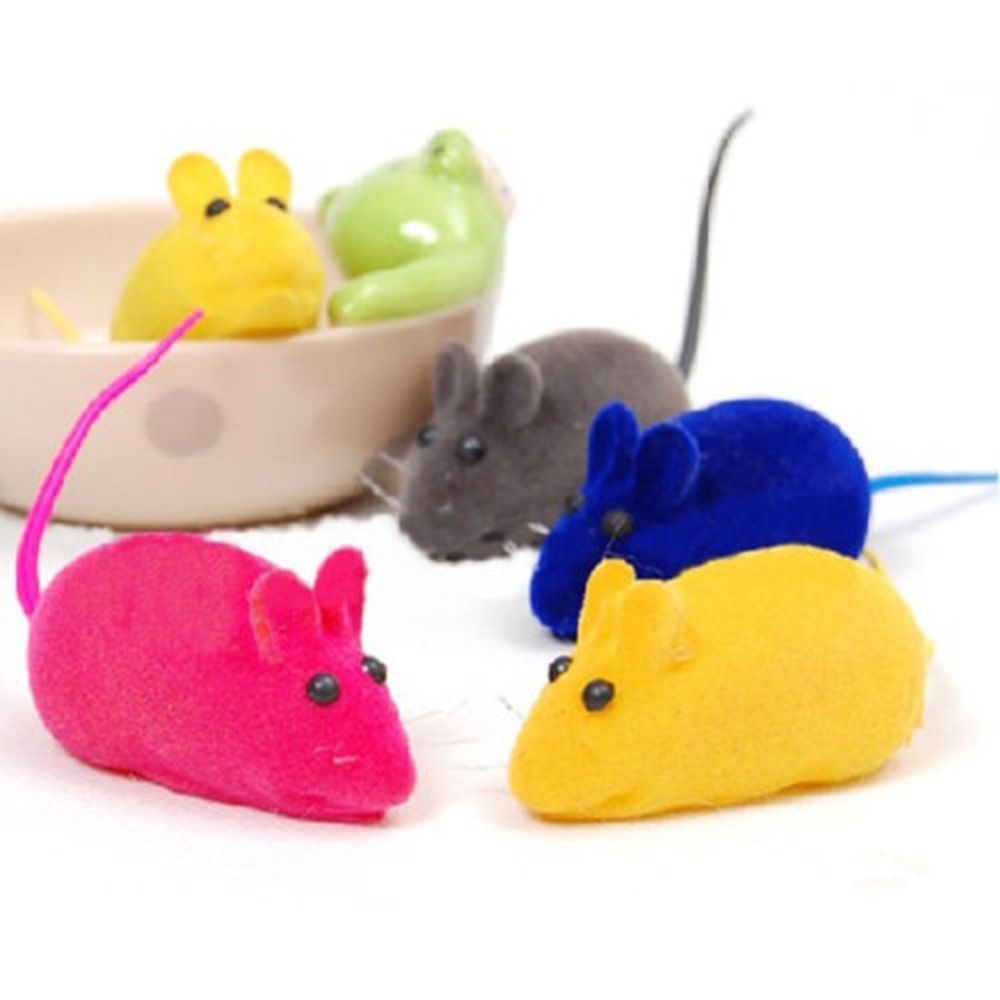 New Plush Cat Toy Sound Rubber Cat Teaser Toy Mouse Model Playing Teasing Pet Supplies Dog