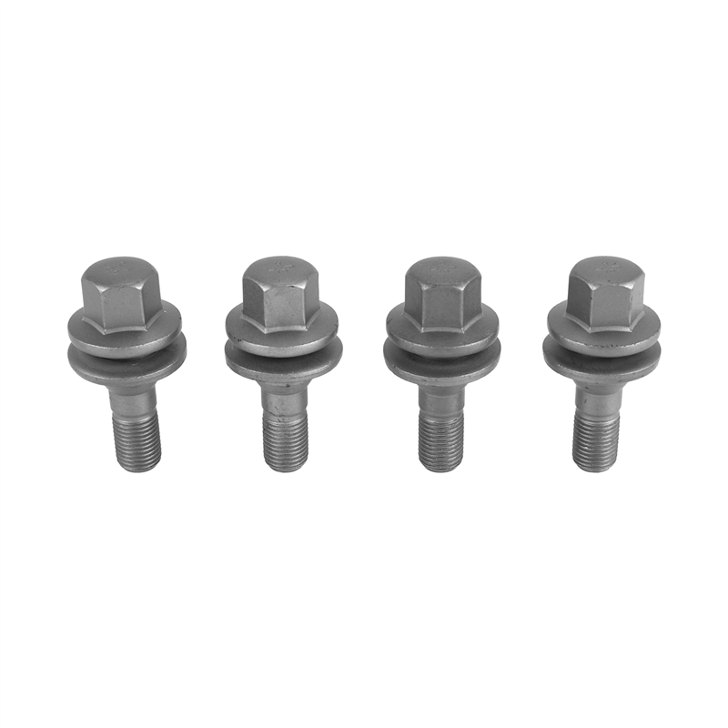 NAMUNY 4Pcs 17mm Car Wheel Nuts Bolts Flat Seat for 206 3008 207 CC SW 508 C5 C4L 540567