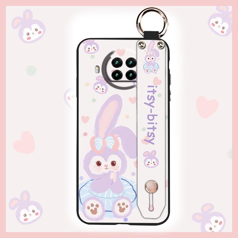 Kickstand Cute Phone Case For Xiaomi 10T Lite/Redmi Note9 PRO 5G/10i Cartoon Phone Holder Lanyard Anti-knock Durable