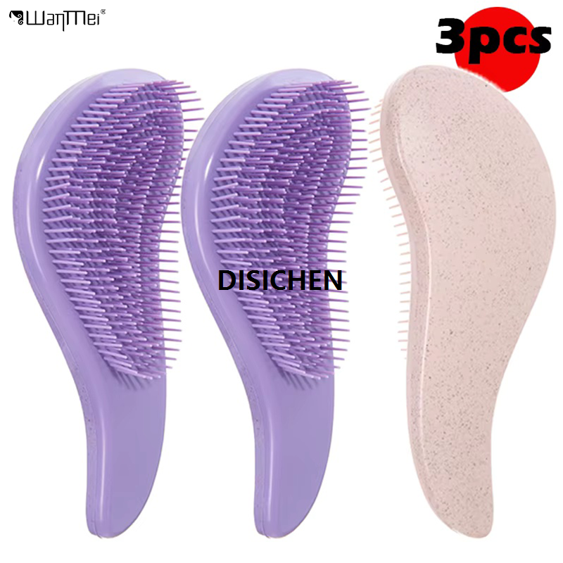 DISICHEN Fashion Hair Massage Air Cushion Comb Brush Scalp Hairbrush Detangle Anti Static Salon SPA Hairdressing Styling Tool Oval Round