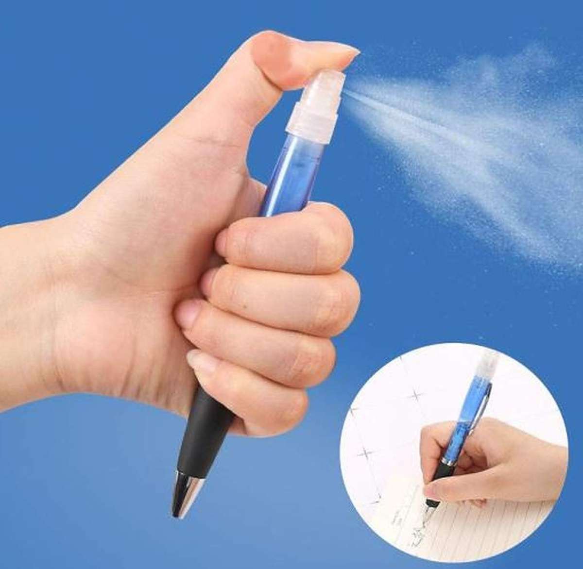 Portable Pen Sanitizer Spray Perfume Ball Pen 10 ML for Travel (Color May Vary) With Filled Perfume Liquid